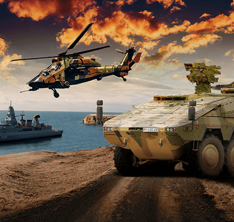 Aerospace and defense context imagery